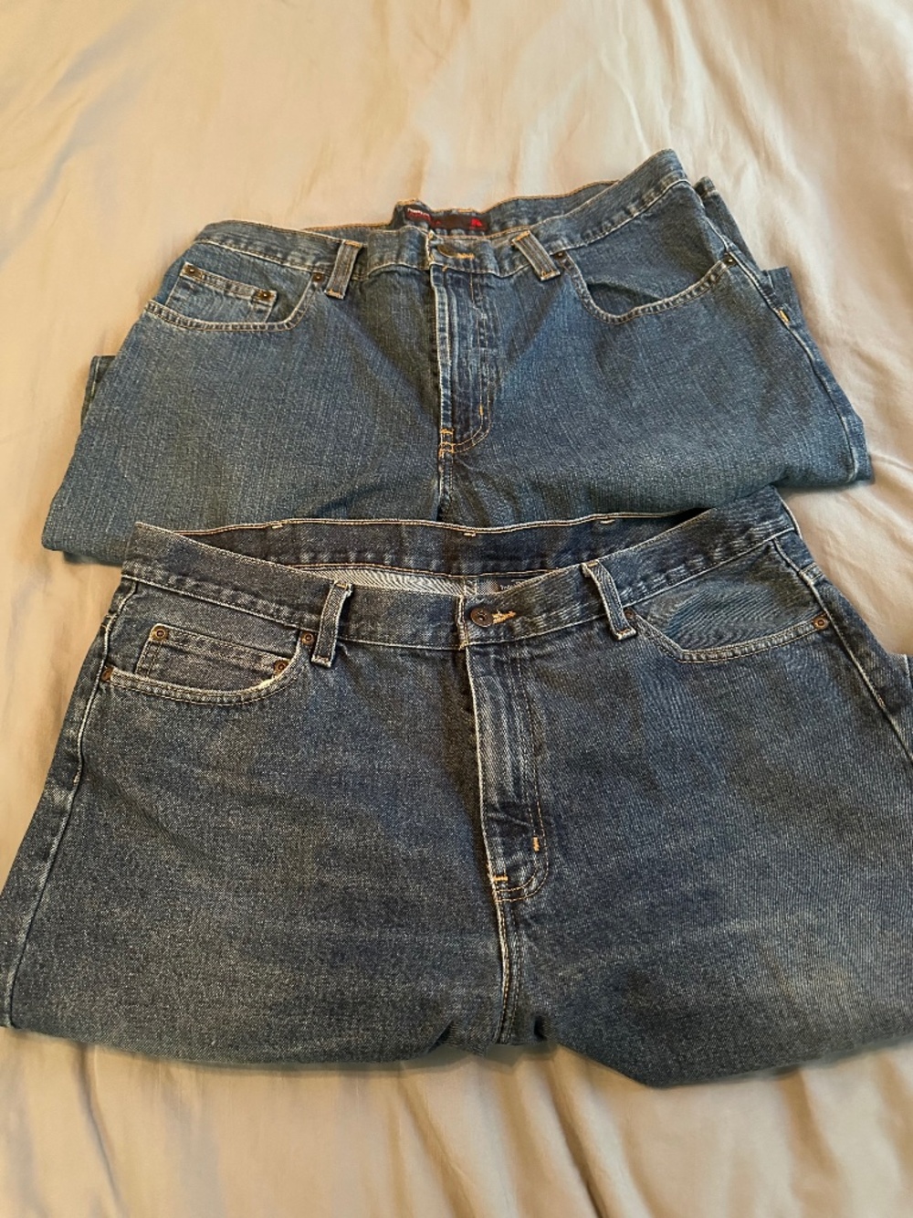 Bundle of Two Mens Blue Jeans